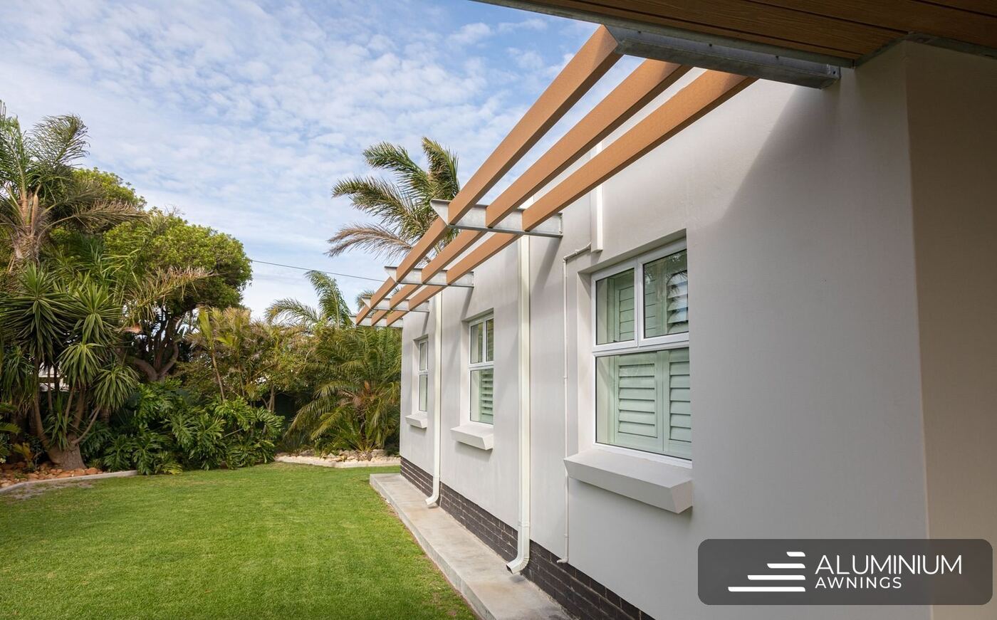 Composite pergola at a Cape coastal home