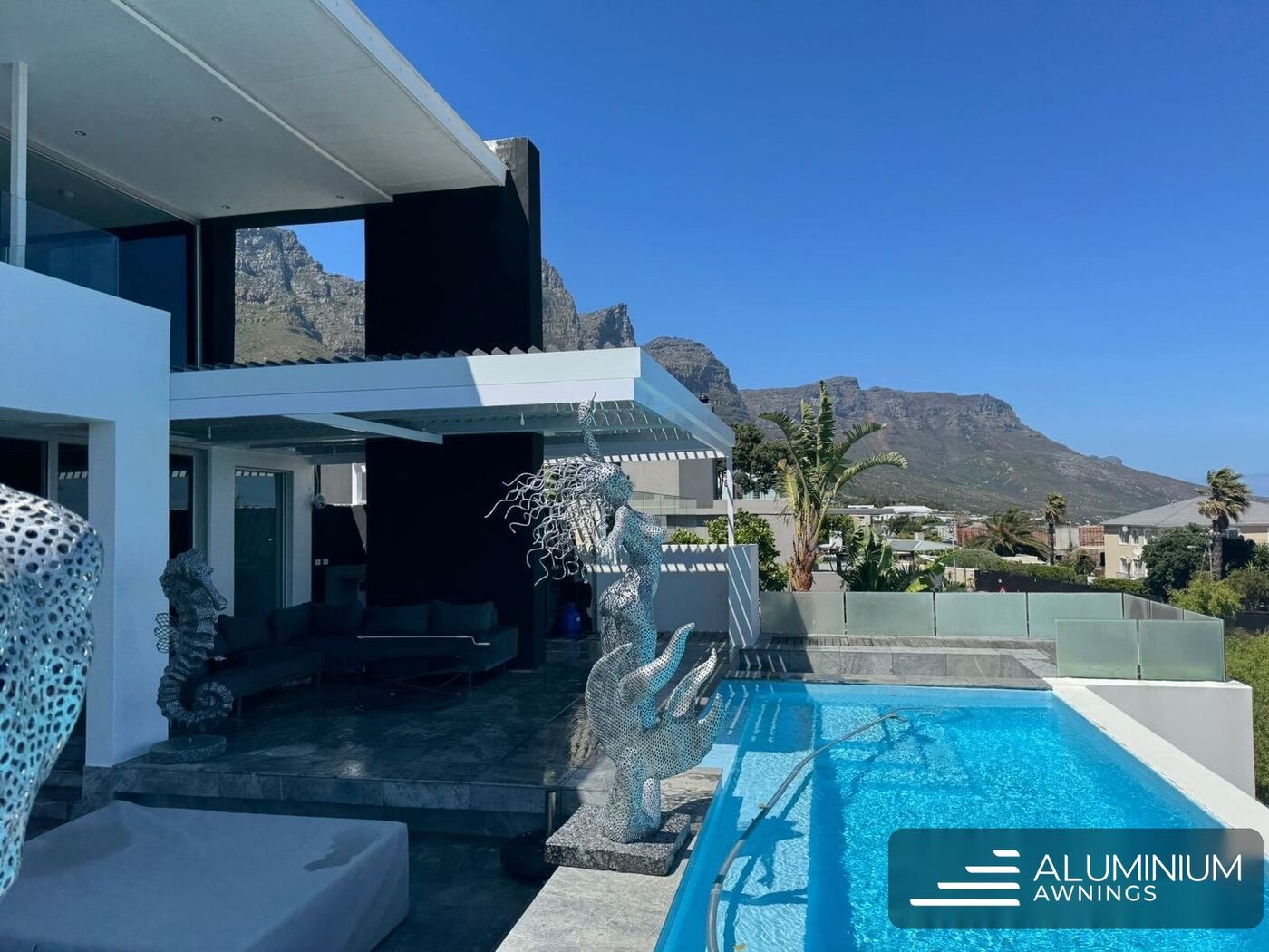 Aluminium Louvre Roof, Camps Bay, Cape Town — view 2