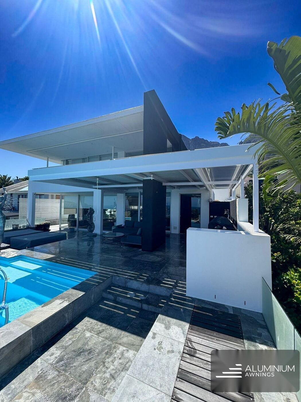 Aluminium Louvre Roof, Camps Bay, Cape Town — view 4