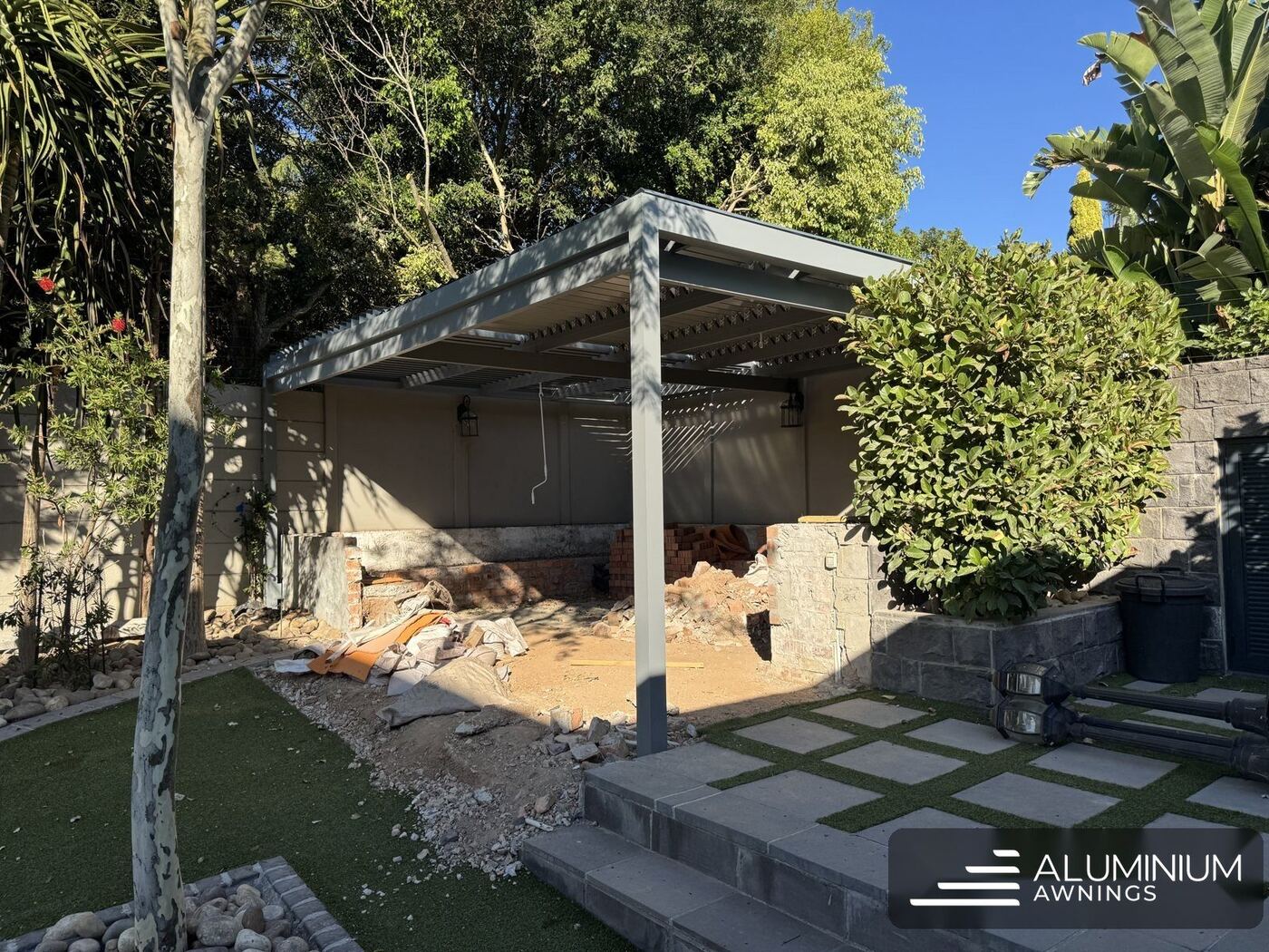 Coastal-grade aluminium outdoor structure engineered for the Western Cape