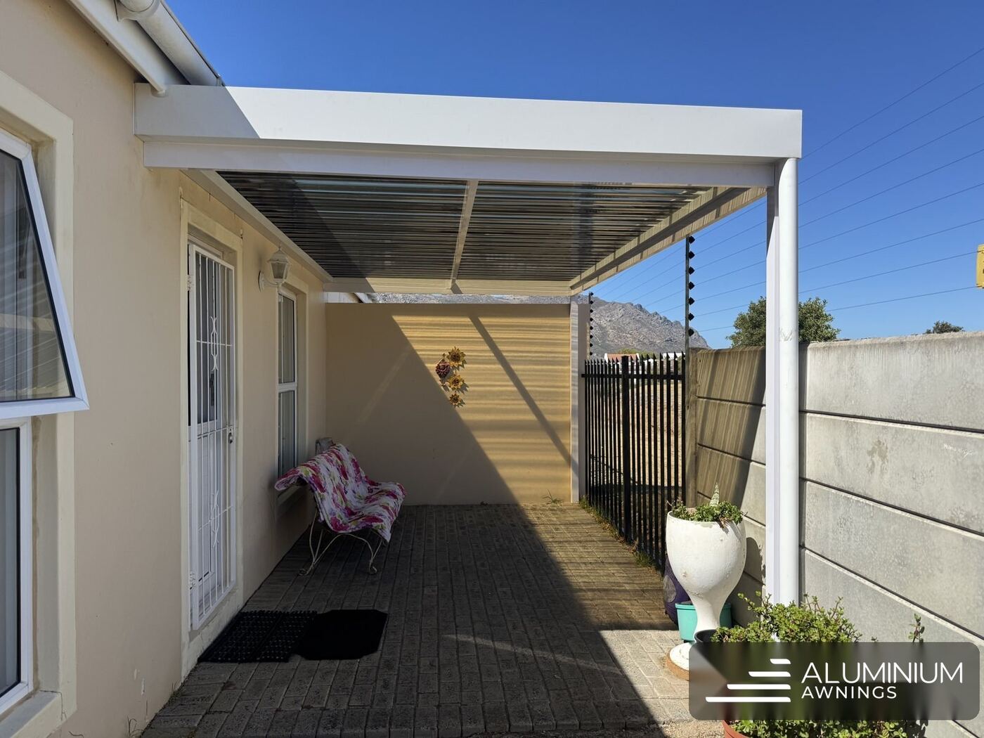 Aluminium Extruded Pergola, Gordon's Bay, Helderberg