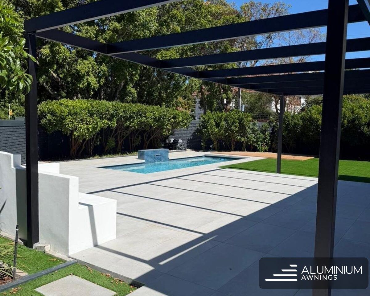 Aluminium extruded pergola